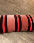 Kissen Samt gestreift lang 40x80cm
