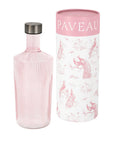 Wasserflasche geriffelt rosa