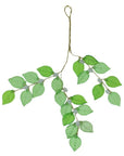 Glas Ast Anhänger mit weissen Beeren