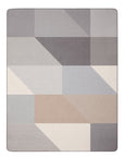 Decke 150 x 200cm grau geometrisch
