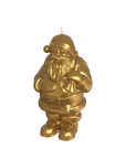 Kerze Weihnachten Santa Metallic