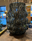 Vase Bubbles Rauchgrau