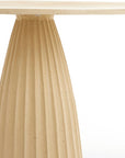 Tisch Rund beige, Metall