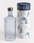 Wasserflasche geriffelt dunkelblau