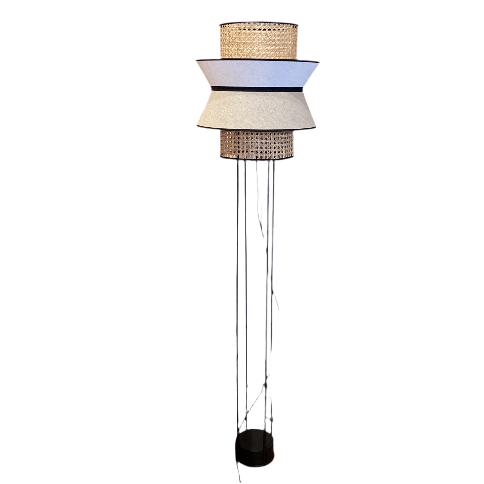 Stehlampe Wiener Geflecht