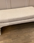 Bank bouclé taupe