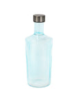 Wasserflasche geriffelt hellblau/azur