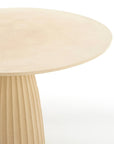 Tisch Rund beige, Metall