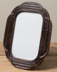 Bilderrahmen bronze klein oval