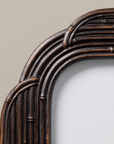 Bilderrahmen bronze klein oval