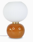 Tischlampe mit Glasschirm groß