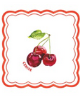 Servietten Papier quadratisch Obst/ Gemüse