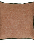 Kissen Leinen washed out mit Samtseite, 45x45 cm