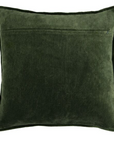 Kissen Leinen washed out mit Samtseite, 45x45 cm