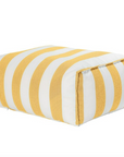 Fußhocker gestreift Outdoor