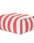 Fußhocker gestreift Outdoor