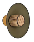 Lampe Decke / Wand Wiener Geflecht