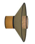 Lampe Decke / Wand Wiener Geflecht