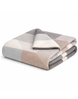 Decke 150 x 200cm grau geometrisch