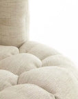 Drehsessel beige meliert Lounge