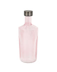 Wasserflasche geriffelt rosa