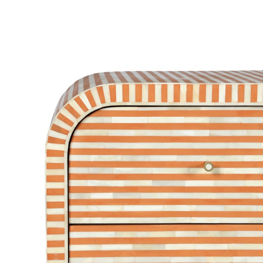 Kommode abgerundet Bone Inlay – curtisandcurtis