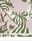 Decke Jacqaurd 135x180cm rosa/grün
