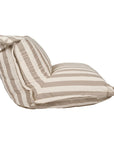 Sitzsack gestreift beige-ecru