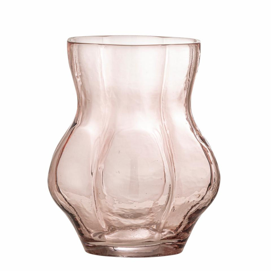 Vase Rosé Glas