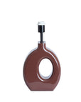 Lampenfuss burgund/ braun glänzend