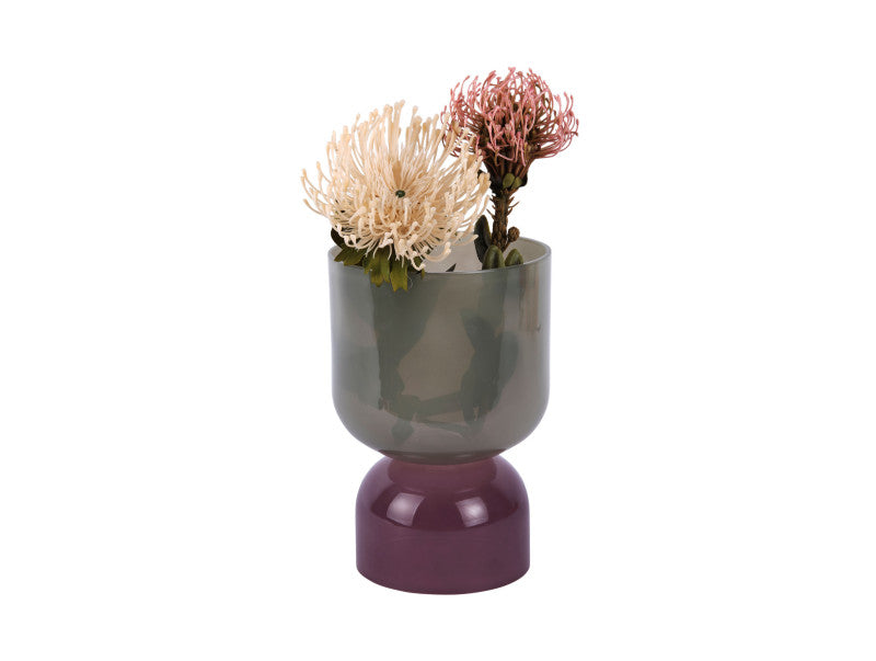 Vase zweifarbig klein