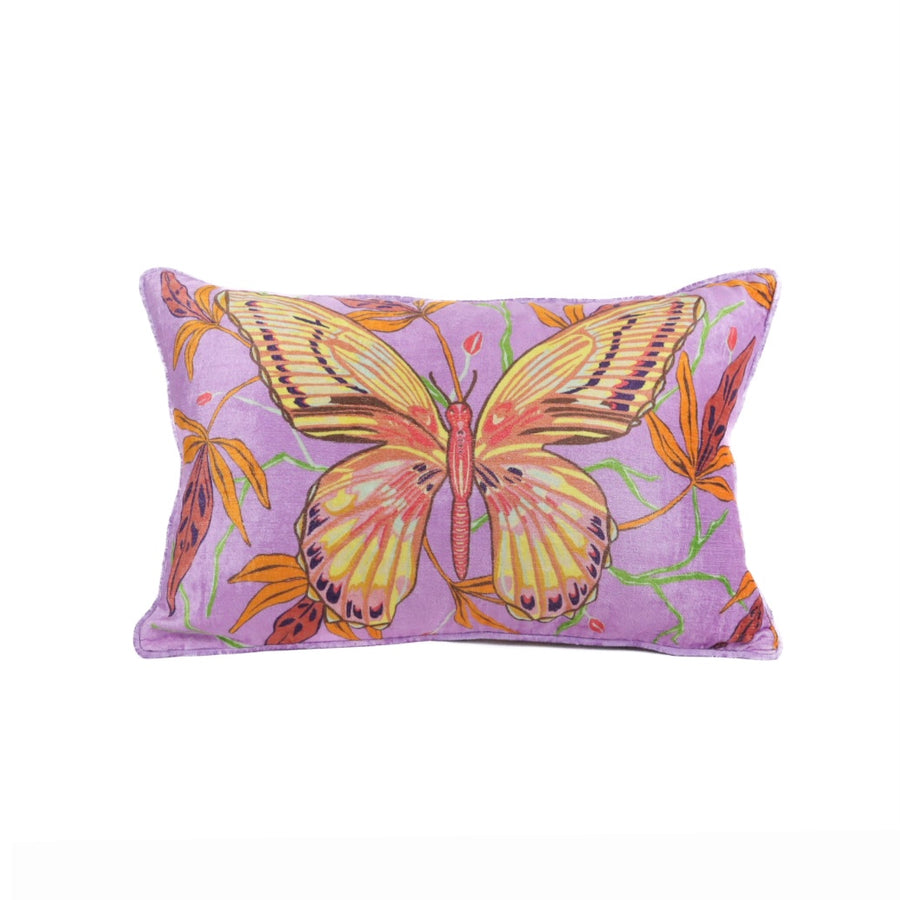 Kissen Schmetterling flieder 40 x 60 cm