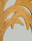 Spiegel Palme Rattan