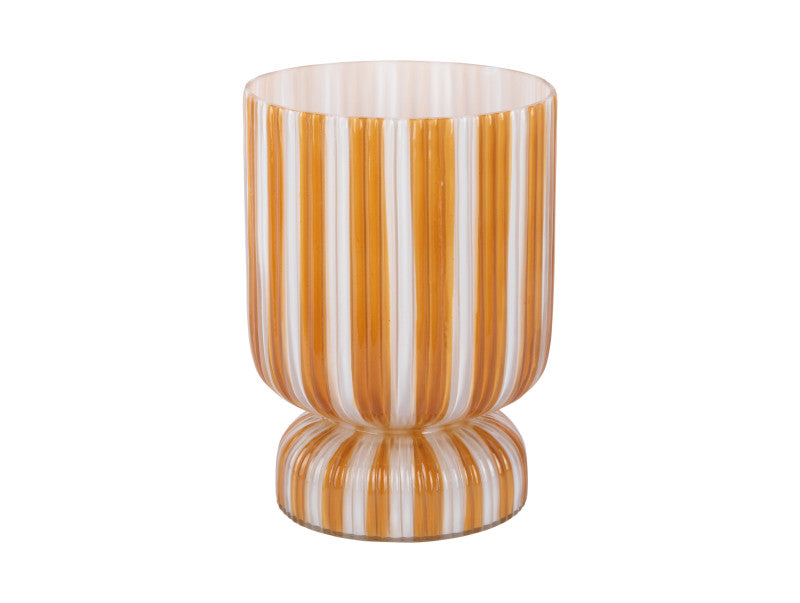 Vase Retro grün und gelb