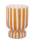 Vase Retro grün und gelb