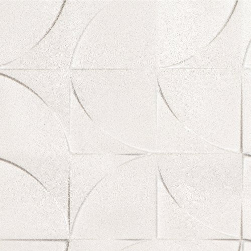 Bild weiss Relief abstrakt mit Rahmen