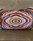 Kissen Samt Ikat 40x60cm multicolor