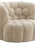 Drehsessel beige meliert Lounge