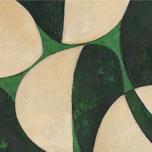 Bild grün abstrakt, Acryl