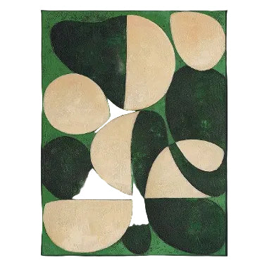 Bild grün abstrakt, Acryl