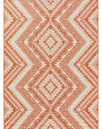 Teppich In- und Outdoor Ethno-Muster orange