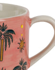 Tasse groß mit Palmen