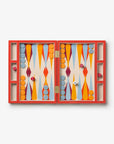 Backgammon rot Lackbox