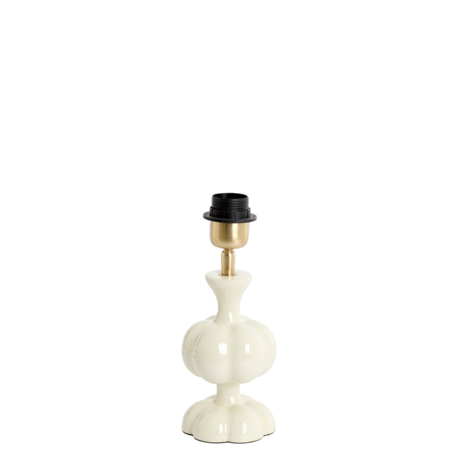 Lampenfuss creme glänzend, klein