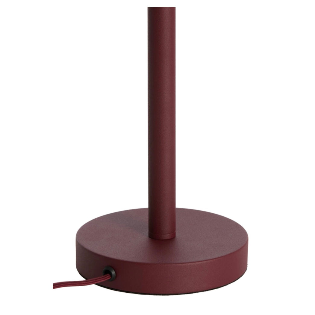 Lampenfuss Matt Burgund
