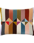 Kissen Patchwork Samt bunt