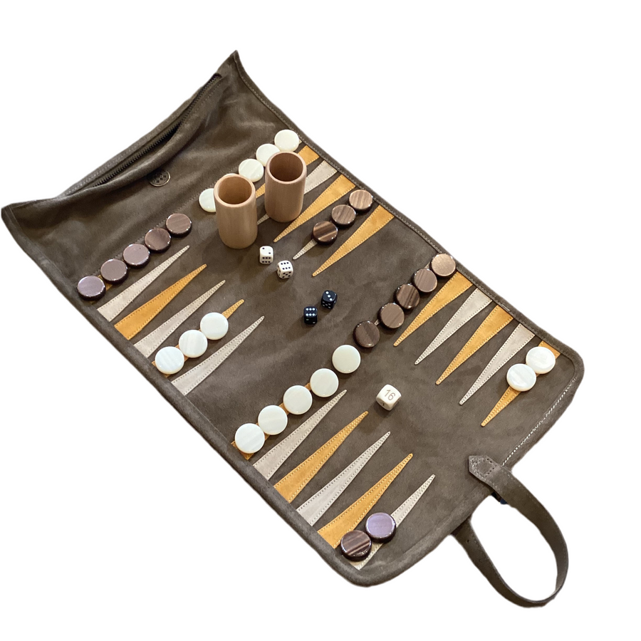Backgammon-Set (Roll-up)