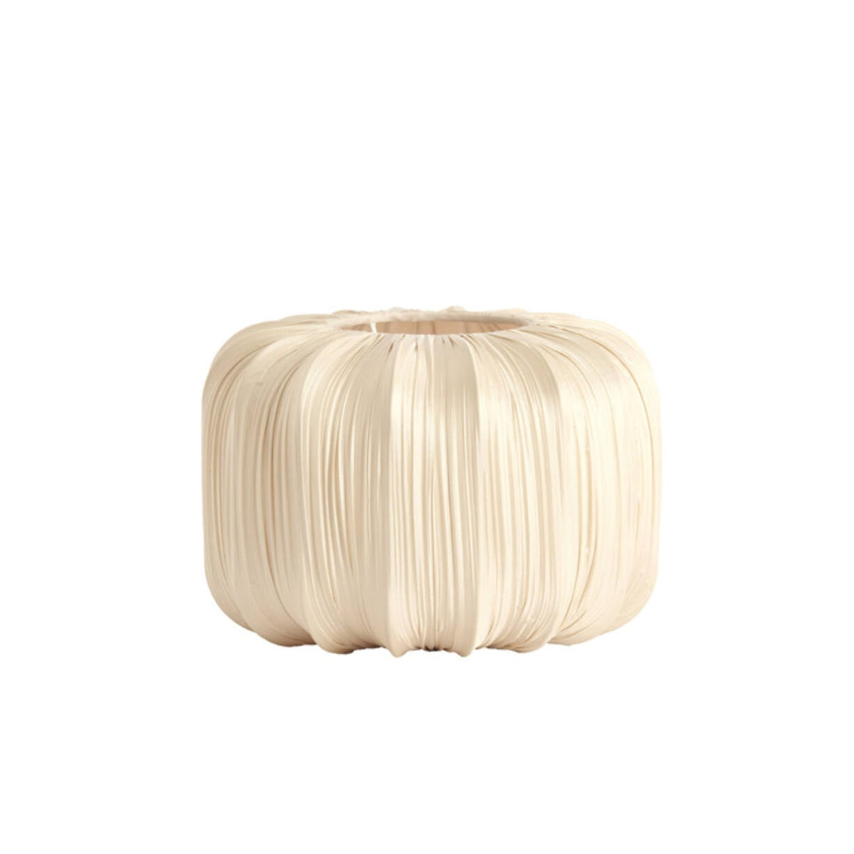 Lampenschirm plissiert creme