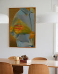 Bild Kunstdruck Frau mit Blumen unter dem Arm
