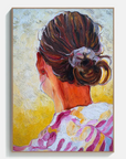 Bild Kunstdruck Frau von hinten